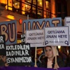 Beyoğlu'nda kadına yönelik şiddet protesto edildi