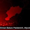 Tarım ve Orman Bakanı Pakdemirli, Afyonkarahisar da Tarım ve Orman Bakanı Pakdemirli, Afyonkarahisar da