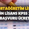 Ortaöğretim/lise ve ön lisans KPSS 2020 başvuru ücreti ne kadar? KPSS başvuru ücreti hangi bankaya yatırılır?