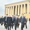 Türkmen liderin ilk durağı Anıtkabir