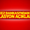 Merkez Bankası'ndan flaş enflasyon açıklaması Merkez Bankası'ndan flaş enflasyon açıklaması