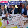 Van'daki aşiret düğününde 3 buçuk milyon lira takı takıldı
