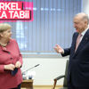 Cumhurbaşkanı Erdoğan ile Angela Merkel görüşmesi