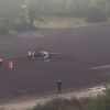 Letonya'da helikopter kazası