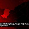 (görüntülü) yolda karşılaşıp, kavga ettiği husumetlisini ...