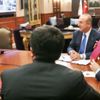 Telekonferansla üçlü zirve Telekonferansla üçlü zirve