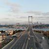 Sokağa çıkma kısıtlamasında 2. gün: 15 Temmuz Şehitler Köprüsü havadan görüntülendi Sokağa çıkma kısıtlamasında 2. gün: 15 Temmuz Şehitler Köprüsü havadan görüntülendi