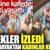 ﻿Erkekler izledi kadını dayaktan kadınlar kurtardı