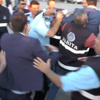 Zabıtalar ile AKP'liler birbirine girdi