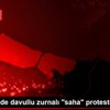 Bakırköy de davullu zurnalı "saha" protestosu