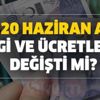 2020 Haziran ayı AGİ ve ücretleri değişti mi? Haziran AGİ tablosu! Asgari Geçim İndirimi AGİ ne kadar?