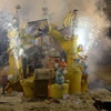 "Las Fallas" festivalinde "siyasi mizah" "Las Fallas" festivalinde "siyasi mizah"