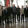 Efsane futbolcular Çalımbay'ı ziyaret etti