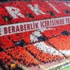 Galatasaray taraftarından 'Türkiye' koreografisi