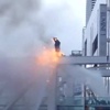 Japonya’da bir protestocu kendini yaktı Japonya’da bir protestocu kendini yaktı