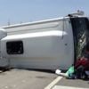 Kütahya'da yolcu otobüsü devrildi: 8 yaralı Kütahya'da yolcu otobüsü devrildi: 8 yaralı