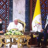Irak'a gelen Papa Francis görüşmelere başladı