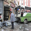 İzmit'te halk otobüsü kazası!