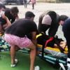 Motosiklet sürücüsü 80 metreden denize uçtu Motosiklet sürücüsü 80 metreden denize uçtu