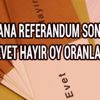 Haymana referandum sonuçları Ankara Haymana seçim evet hayır oy oranları