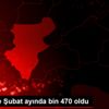 Denizli de Şubat ayında bin 470 oldu