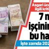 Asgari ücret zammıyla ilgili kritik açıklama! 7 milyon işçi zam haberini bekliyor | 2021 asgari ücret ne kadar olacak?