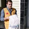 Kilis'te Suriyeli ailelere yardım