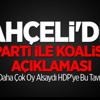 Bahçeli'den AK Parti İle Koalisyon Açıklaması! Bahçeli'den AK Parti İle Koalisyon Açıklaması!