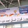 AK Parti Nevşehir İl Kongresi'nde Osmanlıca pankart AK Parti Nevşehir İl Kongresi'nde Osmanlıca pankart