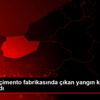 Düzce de çimento fabrikasında çıkan yangın kontrol ... Düzce de çimento fabrikasında çıkan yangın kontrol ...