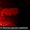 Aydın da 10 düzensiz göçmen yakalandı Aydın da 10 düzensiz göçmen yakalandı