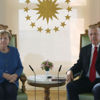 Cumhurbaşkanı Erdoğan, Merkel ile görüştü