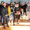Sivassporlu futbolcular basketbol oynadı Sivassporlu futbolcular basketbol oynadı