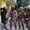 Aranan kişilere hava destekli şafak operasyonu