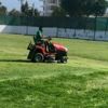 Onazi tesislerde çim biçti Onazi tesislerde çim biçti