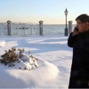 Davutoğlu'ndan karlı istanbul fotoğrafı Davutoğlu'ndan karlı istanbul fotoğrafı