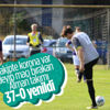 Sosyal mesafeli maç 37-0 bitti Sosyal mesafeli maç 37-0 bitti