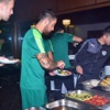 Bursaspor'da barbekü partisi Bursaspor'da barbekü partisi