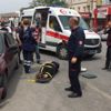 Hakimiyetini kaybeden kamyon, 1 motosiklet 2 otomobile çarptı: 5 yaralı Hakimiyetini kaybeden kamyon, 1 motosiklet 2 otomobile çarptı: 5 yaralı