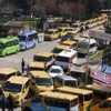 Ataşehir'de dolmuşçu eylemi