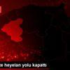 Karabük te heyelan yolu kapattı Karabük te heyelan yolu kapattı