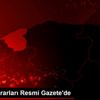 Atama kararları Resmi Gazete de Atama kararları Resmi Gazete de