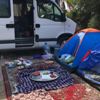 Turistik plajlar çadır kente dönüştü Turistik plajlar çadır kente dönüştü