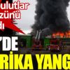 ﻿Şile'de fabrika yangını