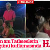 Derya Tuna Bodrum'da pasta üflerken depreme yakalandı Derya Tuna Bodrum'da pasta üflerken depreme yakalandı