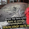 Okmeydanı'nda 5 araç kundaklandı