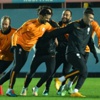 G.Saray'da derbi öncesi Sneijder sevinci G.Saray'da derbi öncesi Sneijder sevinci