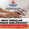 AÖL sınav sonuçları ne zaman açıklanacak, belli oldu mu 2021? Açık Öğretim sınav sonuçları için gözler MEB’de!
