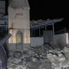 Fırtınada yıkılan minare trafonun üzerine devrildi Fırtınada yıkılan minare trafonun üzerine devrildi