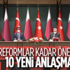 Türkiye ile Katar arasında 10 yeni anlaşma imzalandı